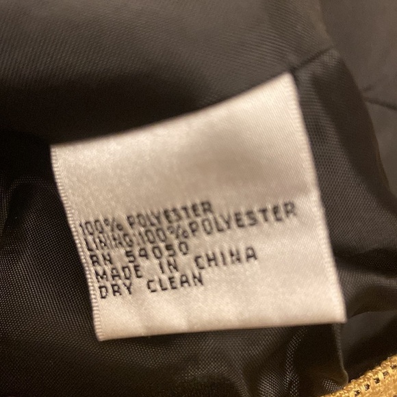 Le Suit Gold Mustard Notched Collar Button Closure Long Sleeves Blazer - Picture 6 of 6